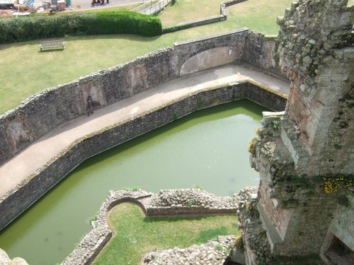 Raglan Castle, Usk, Monmouthshire, Wales