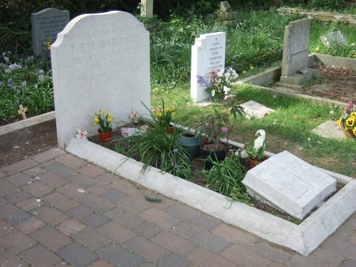 Lawrence of Arabia's grave, Moreton, Dorset