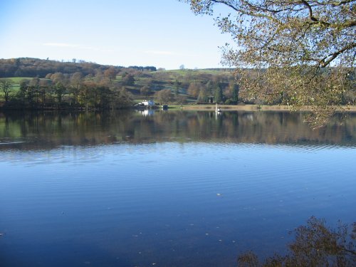 Autumn afternoon at Esthwaite Water, nr Near Sawrey.