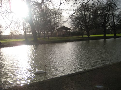Bedford - overlooking river towards Bandstand
