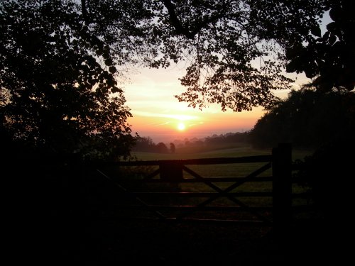 Sun up, Wheatley, Oxfordshire