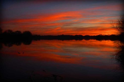 Evening drama, Kingsbury Water Park, Warwickshire