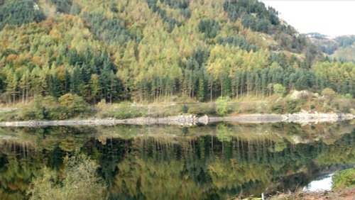 Autumn on Thirlmere, Cumbria.