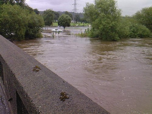 floods on the river aire
