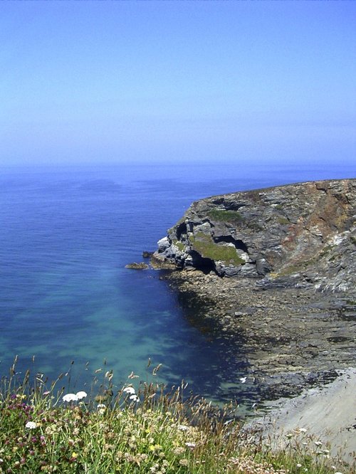 The Cliffs and Coast nr Portreath, Cornwall.