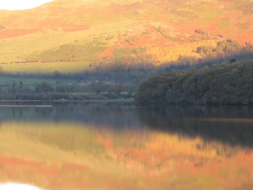 Bassenthwaite Autumn Sunset.