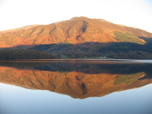 Bassenthwaite Autumn Sunset.