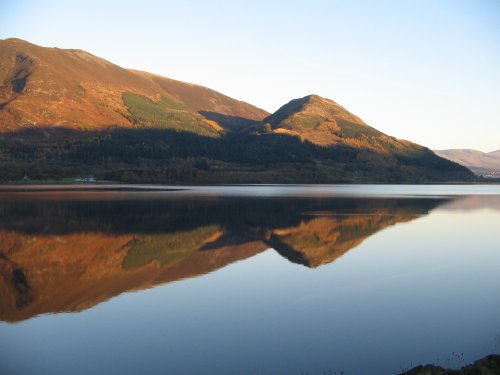 Bassenthwaite Autumn Sunset.