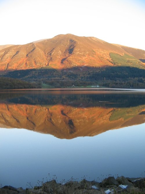Bassenthwaite Autumn Sunset.