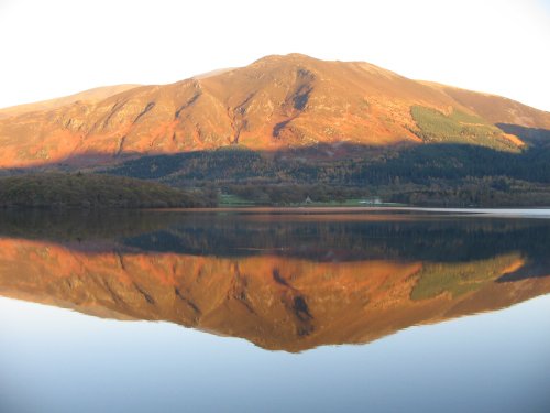 Bassenthwaite Autumn Sunset.