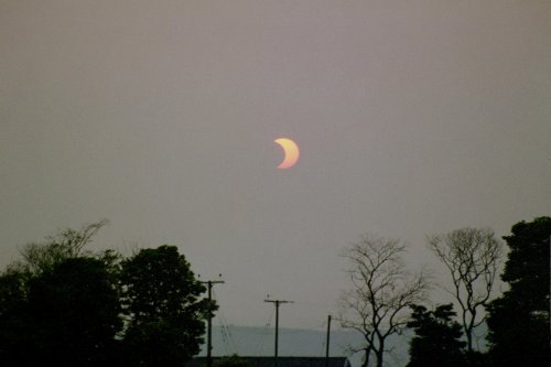 Solar Eclipse as seen from Gateshead.