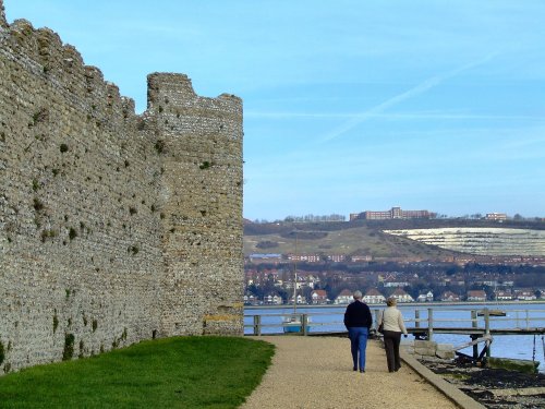 Portchester castle, near Portsmouth
