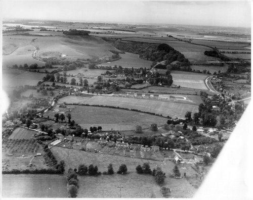 Barton le Clay ariel photo taken c1940's