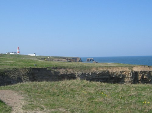 The coastal footpath, Whitburn, Tyne and Wear.