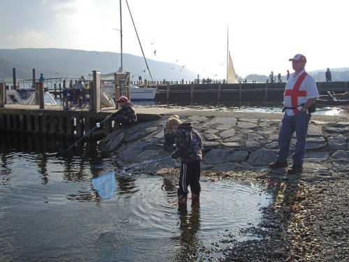 Fishing at Coniston Lake