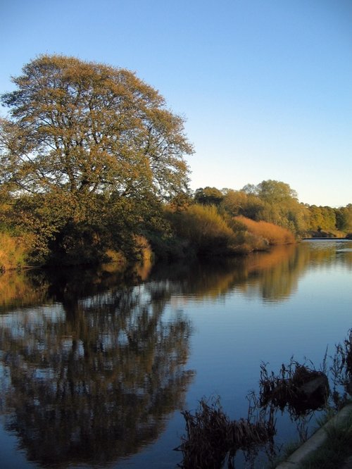 Evening at the Riverside, Chester-le Street, Co Durham.