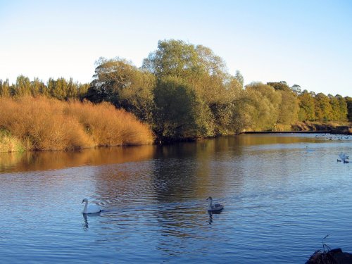 Evening at the Riverside, Chester-le-Street, Co Durham.
