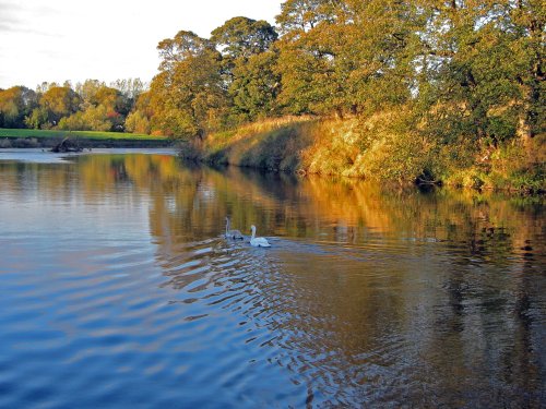 Evening at the Riverside, Chester-le-Street, Co Durham.