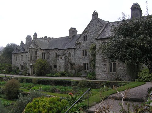 Cotehele house and formal garden