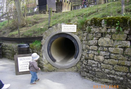 Secret Tunnel, Chatsworth Farmyard & Adventure Playground