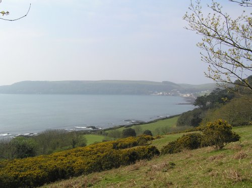 View of Kingsand and Cawsand from Mount Edgcumbe country park