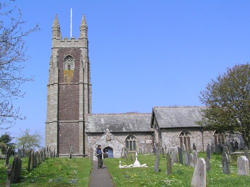 Maker Church, adjoining Mount Edgcumbe country park, Cornwall