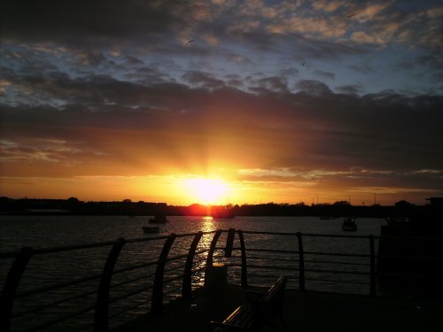 Sunset at Shoreham-by-sea