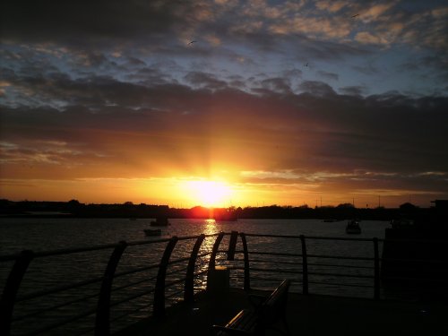 Sunset at Shoreham-by-sea