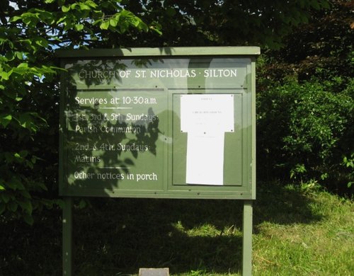 Notice Board, St. Nicholas Church, Silton