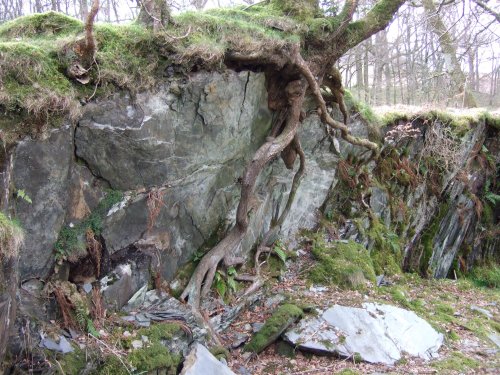 Old slate quarry Luss