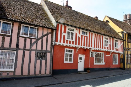 Timber framed houses in Lavenham
