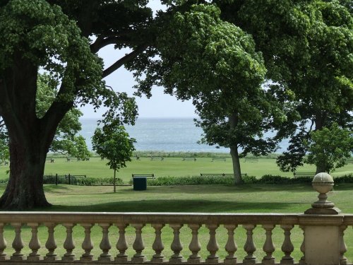 View to the North sea from Sewerby hall