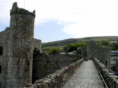 Atop Harlech Castle