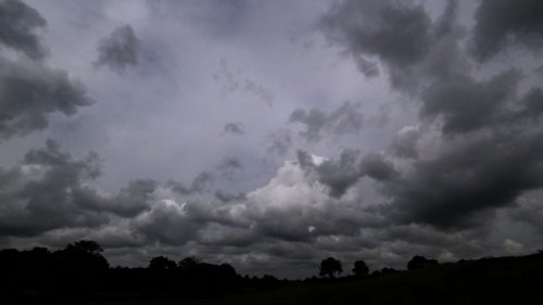Angry sky over Radclive, near Buckingham