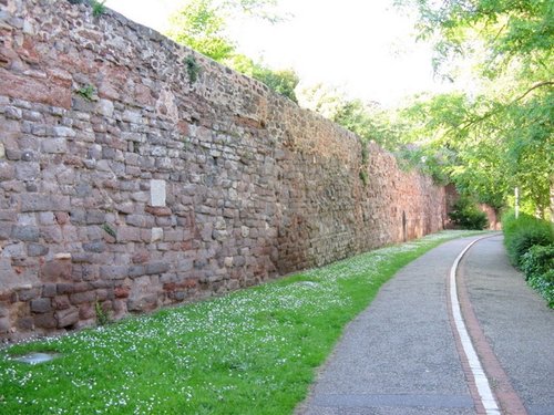 Exeter city wall