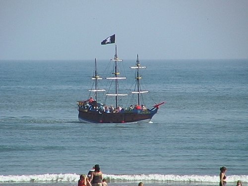 Pirate ship in Scarborough