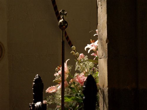 Inside the Church of St Peter and St Paul, King's Sutton, Northants.