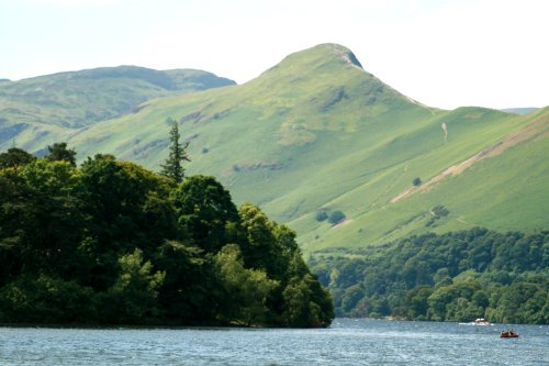 Derwentwater with Cat Bells in the background.