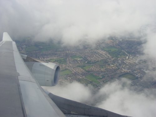 Over Heathrow