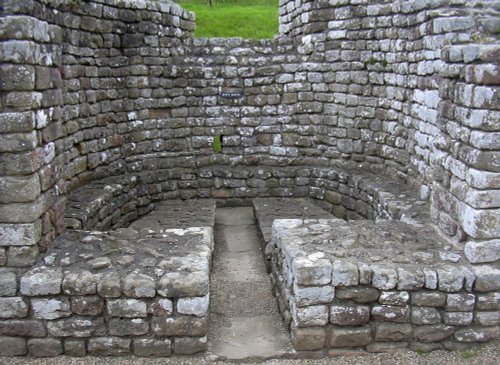 Chesters Fort Bath house hot bath