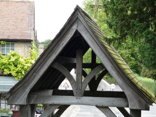 Looking Through the Entrance Arch of Eynsford Church