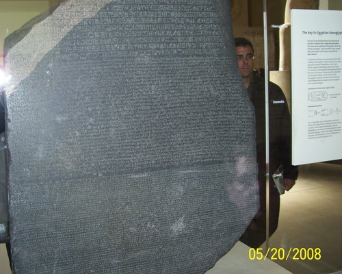 Rosetta Stone at The British Museum London