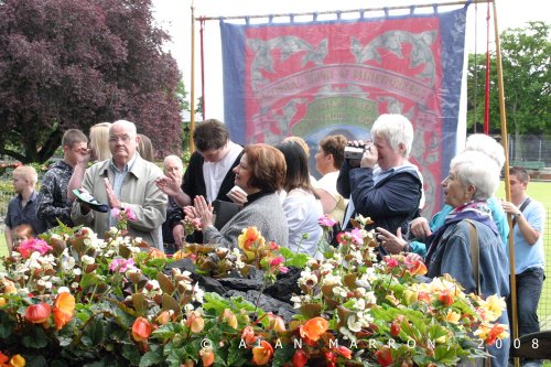 Spennymoor Heritage Banner at Durham Miners Gala 2008