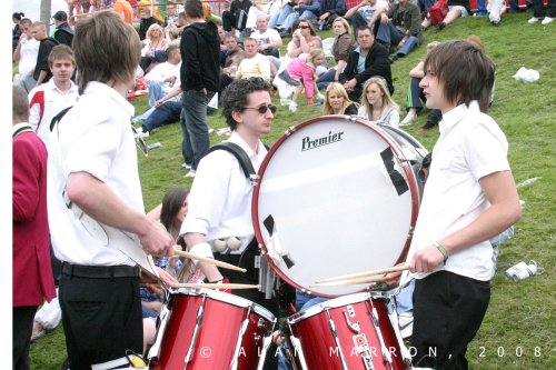 Spennymoor Heritage Banner at Durham Miners Gala 2008