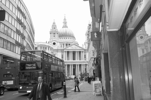 St. Paul's from down the street