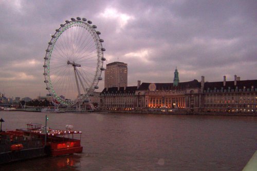 London Eye at Dusk