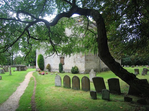 St Mary's churchyard, Weston-on-the-Green, Oxfordshire