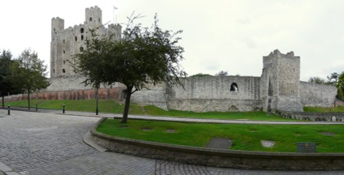 A Panorama of Rochester Castle