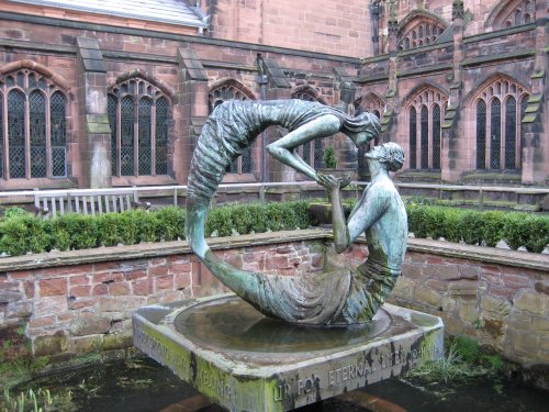 Chester - the cathedral cloister