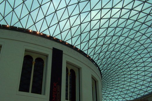 Ceiling of the Great Court of the British Museum
